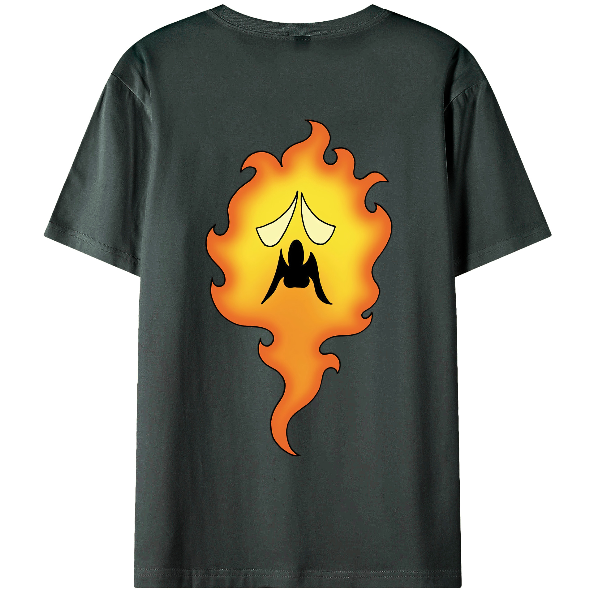 （画像用） ドラゴンクエスト Doragon Kuesuto Dragon Quest 綿100％ メンズ半袖Tシャツ（バックプリント） 通気性